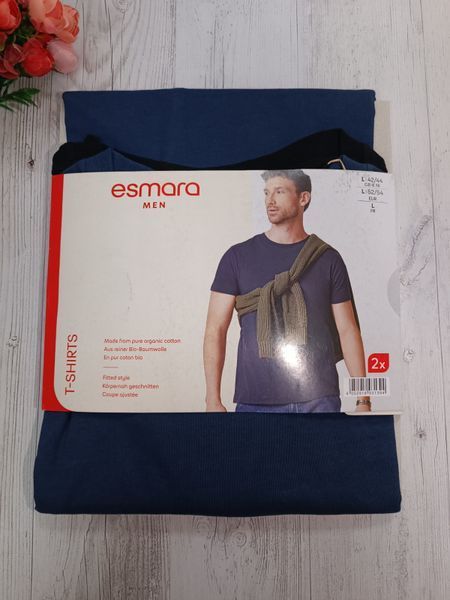 Мужская футболка Esmara men набор 2 шт. Д0330 фото