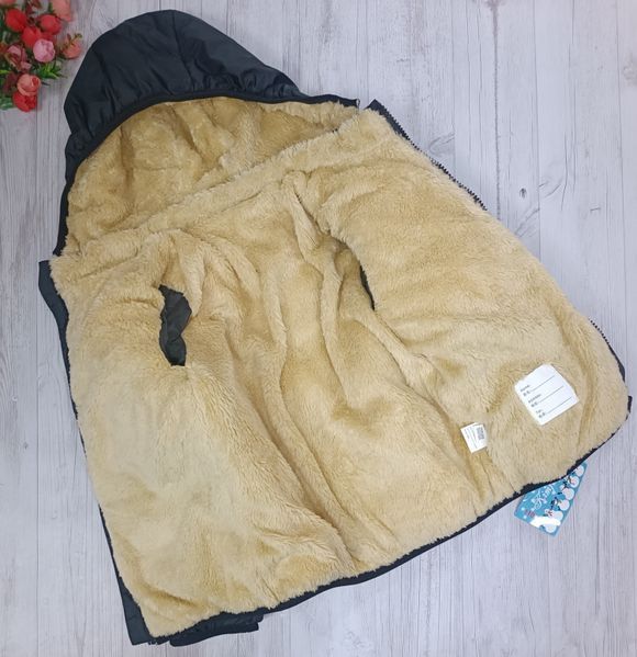 Детская куртка еврозима HAOJIEKIDS для мальчика на меху 8337 фото