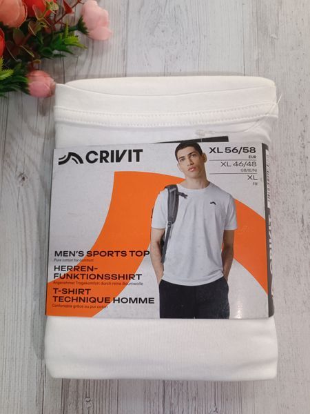 Чоловіча футболка Crivit спортивна бавовняна Д0525 фото