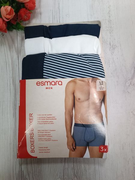 Мужские трусы-боксеры Esmara men набор 3 шт Д0483 фото