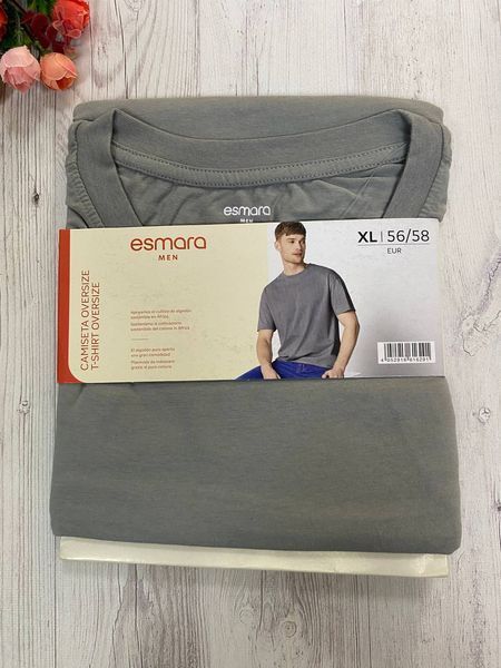 Мужская футболка оверсайз Esmara men Д0215 фото