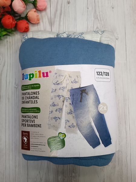 Спортивні штани для хлопчика Lupilu набір 2 шт 1387 фото