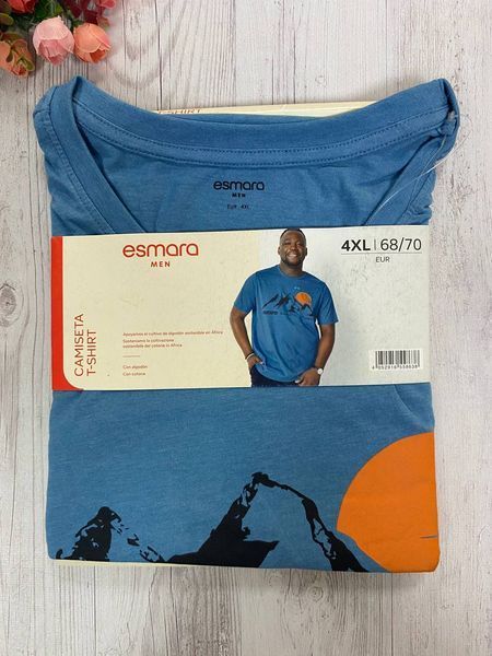 Чоловіча футболка батал Esmara men Д0217 фото