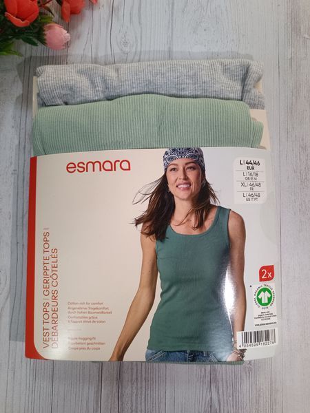 Женская майка Esmara набор 2 шт Д0399 фото
