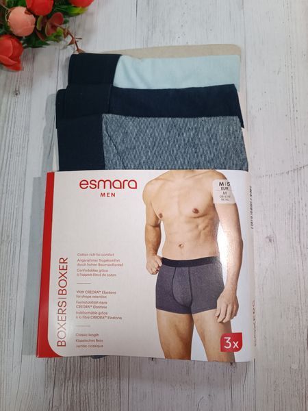 Чоловічі труси-боксери Esmara men набір 3 шт Д0415 фото
