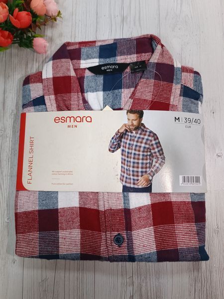 Чоловічий сорочка Esmara men фланелева 0388 фото