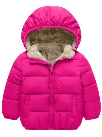Дитяча куртка єврозима HAOJIEKIDS для дівчинки на хутрі 8332 фото
