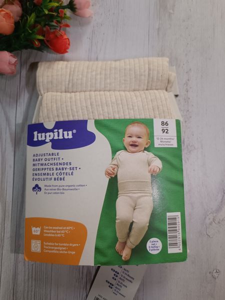 Дитячий комплект Lupilu боді і штанці 2 шт 1666 фото